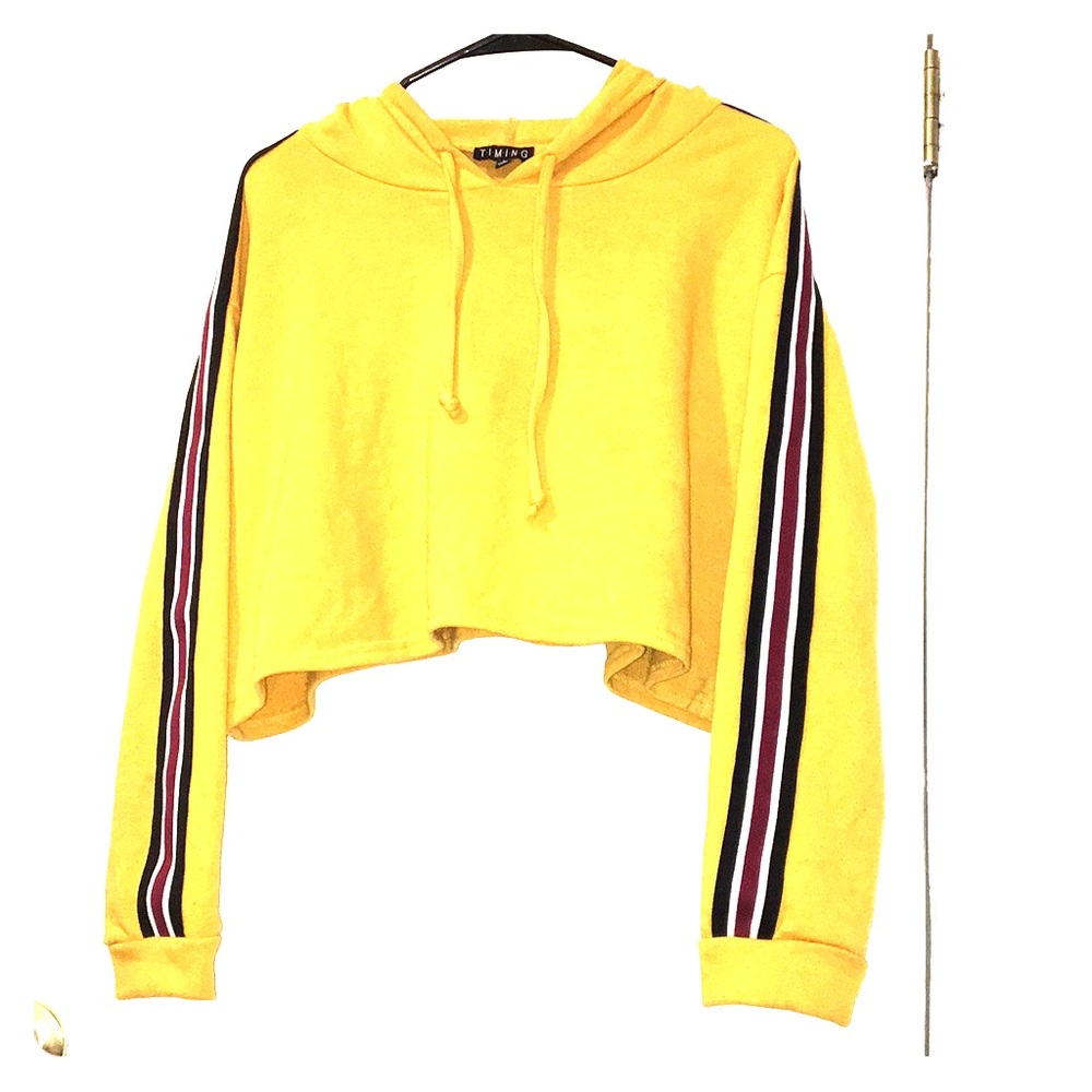 Hooded crop top